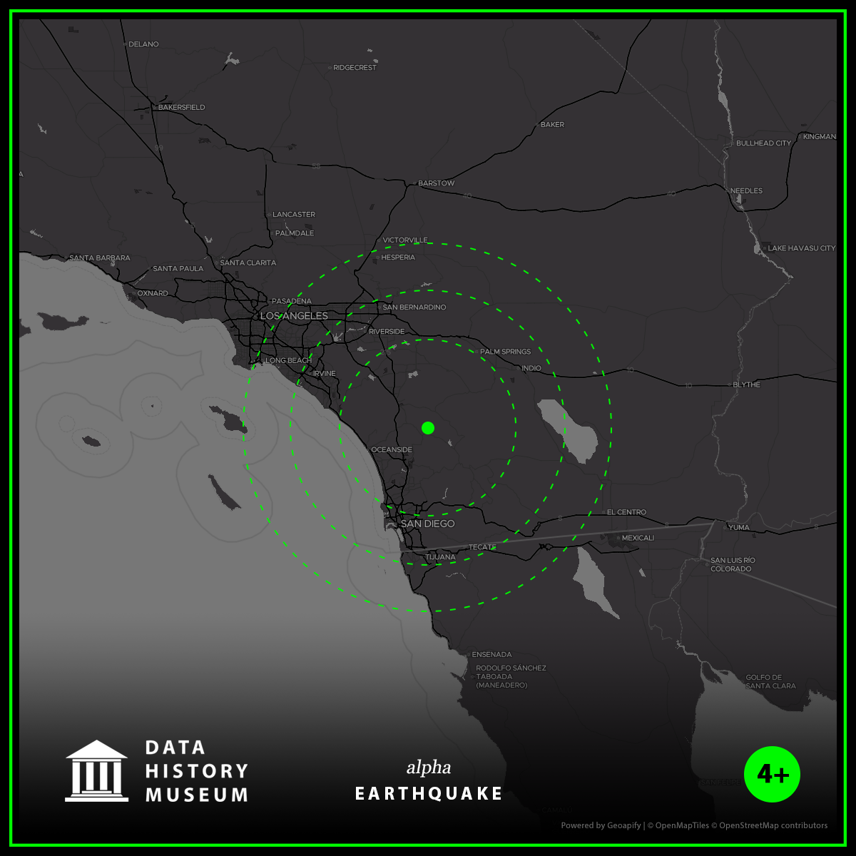 DHMαα: M4.1 Quake ci39928087 NFT on Algorand