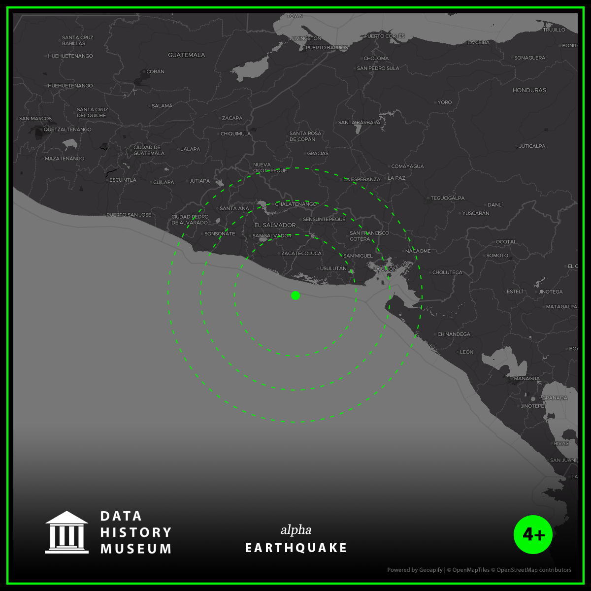DHMαα: M4.9 Quake us7000gg47 NFT on Algorand