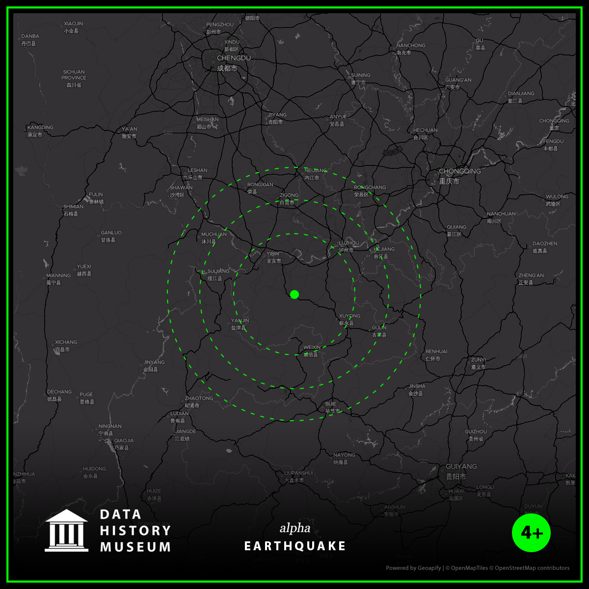 DHMαα: M4.3 Quake us7000gg55 NFT on Algorand